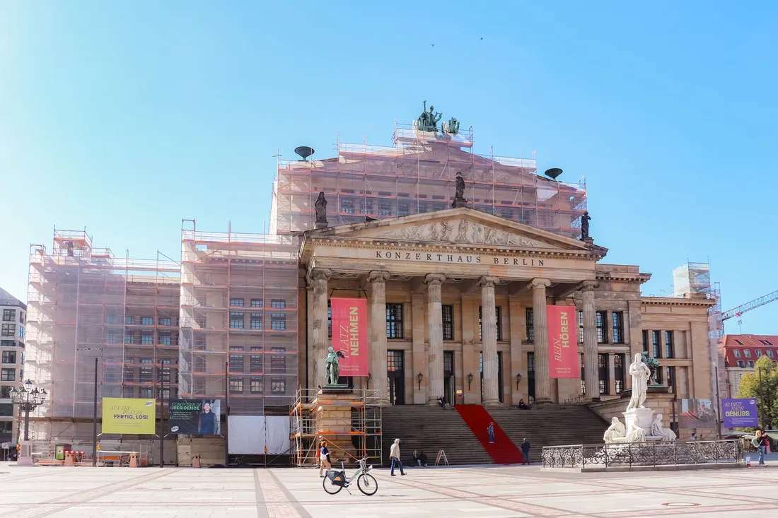Sanierte Altbaufassaden in Berlin Prenzlauer Berg