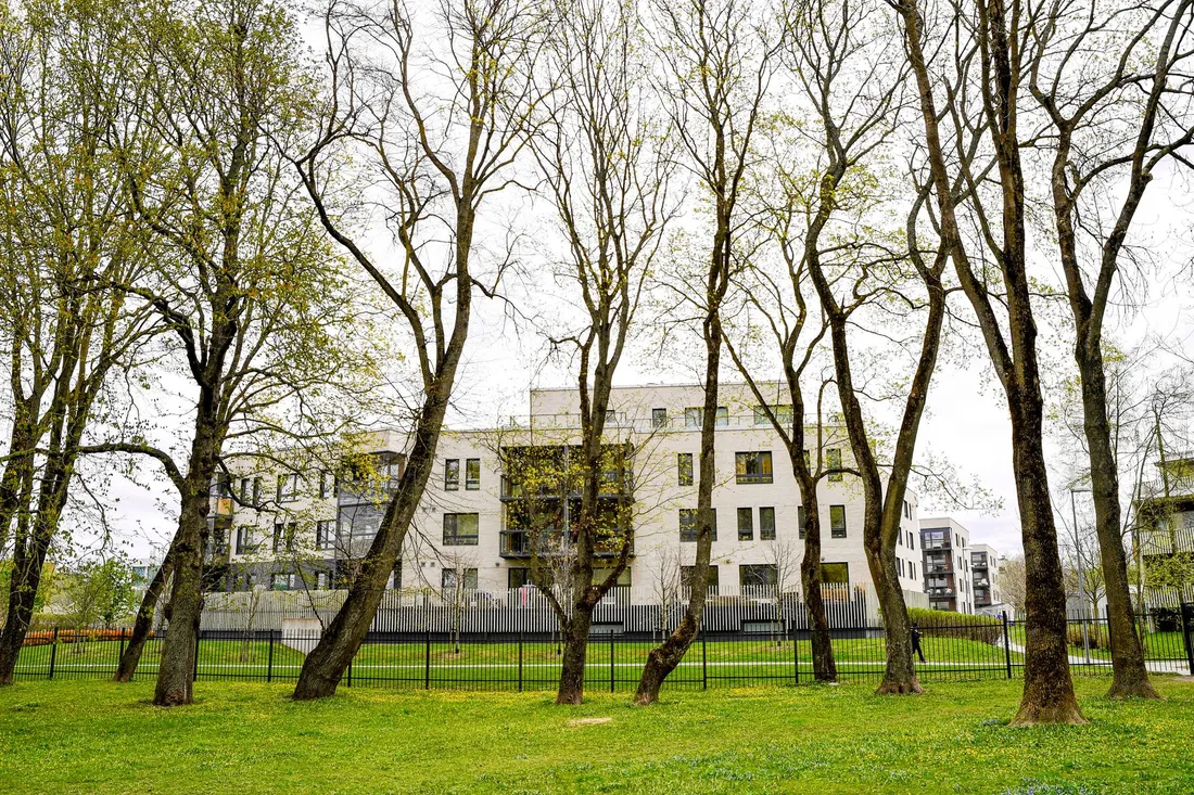 Wohnhäuser mit Grünflächen in Berlin-Reinickendorf